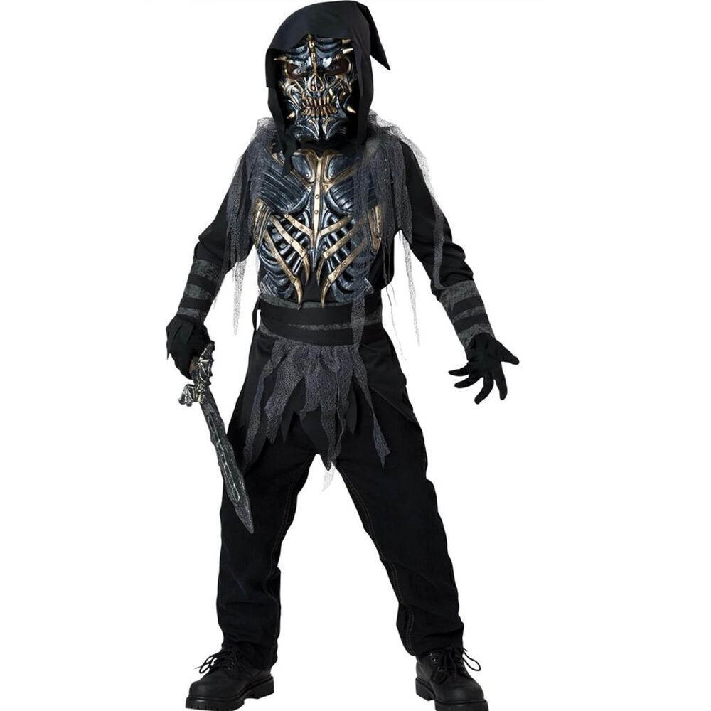 InCharacter Costumes Death Warrior Costume scary boys children’s medium reaper